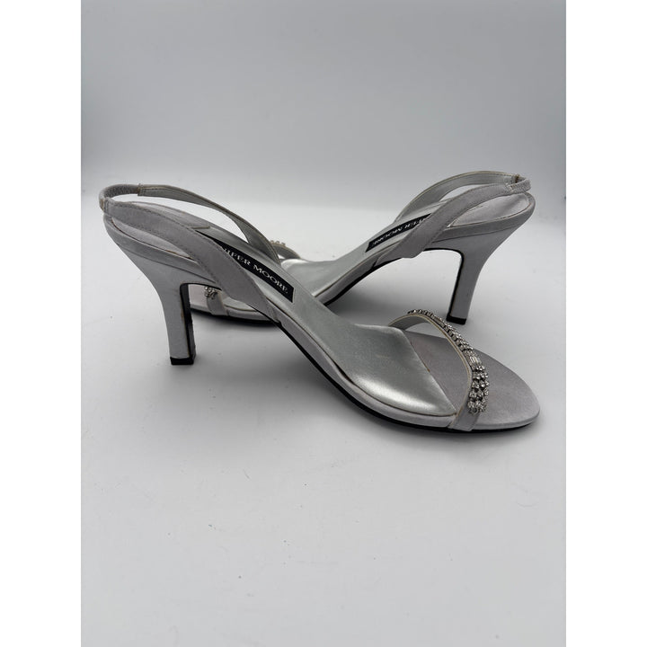 Women’s Jennifer Moore Size 7.5 Silver Slingback Heels