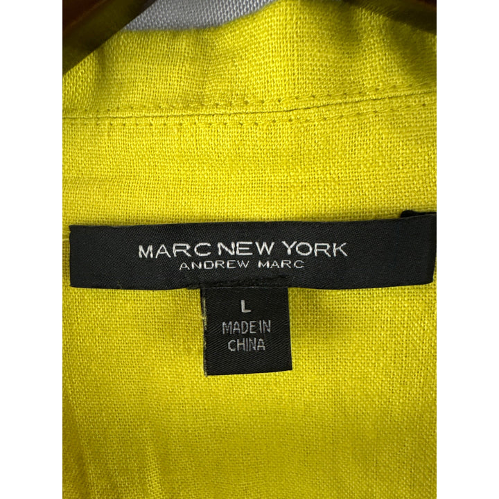 Women’s Marc New York Large Bright Yellow Lightweight Blazer