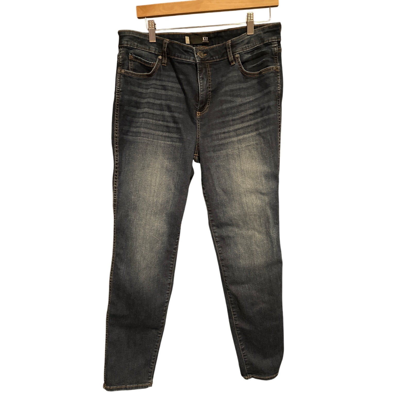 KUT Diana Fab Ab Skinny Jeans Size 14 High Rise