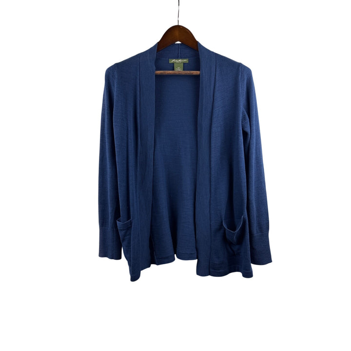 Women’s Eddie Bauer Small Navy Blue Cardigan