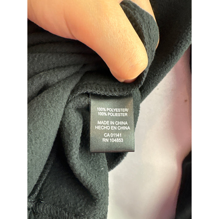 Men’s American Essentials XL Black Fleece 3/4 Zip Pullover