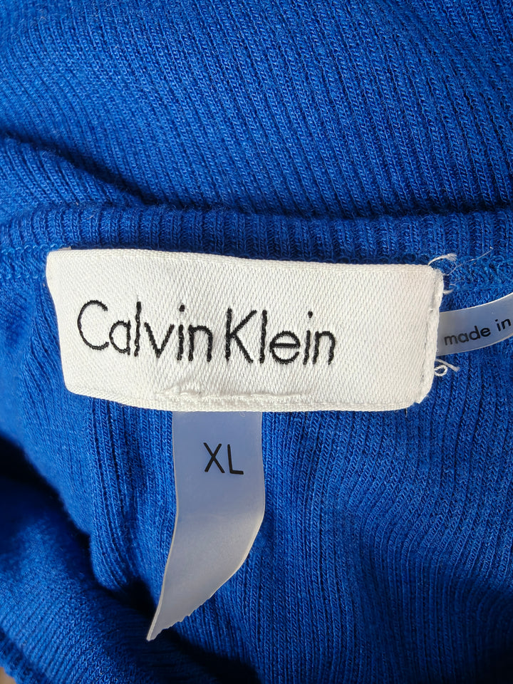 Women Calvin Klein Embellished Tank Top Royal Blue Size XL