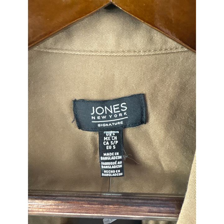 Women’s Jones New York Small Mocha Brown Jean Jacket
