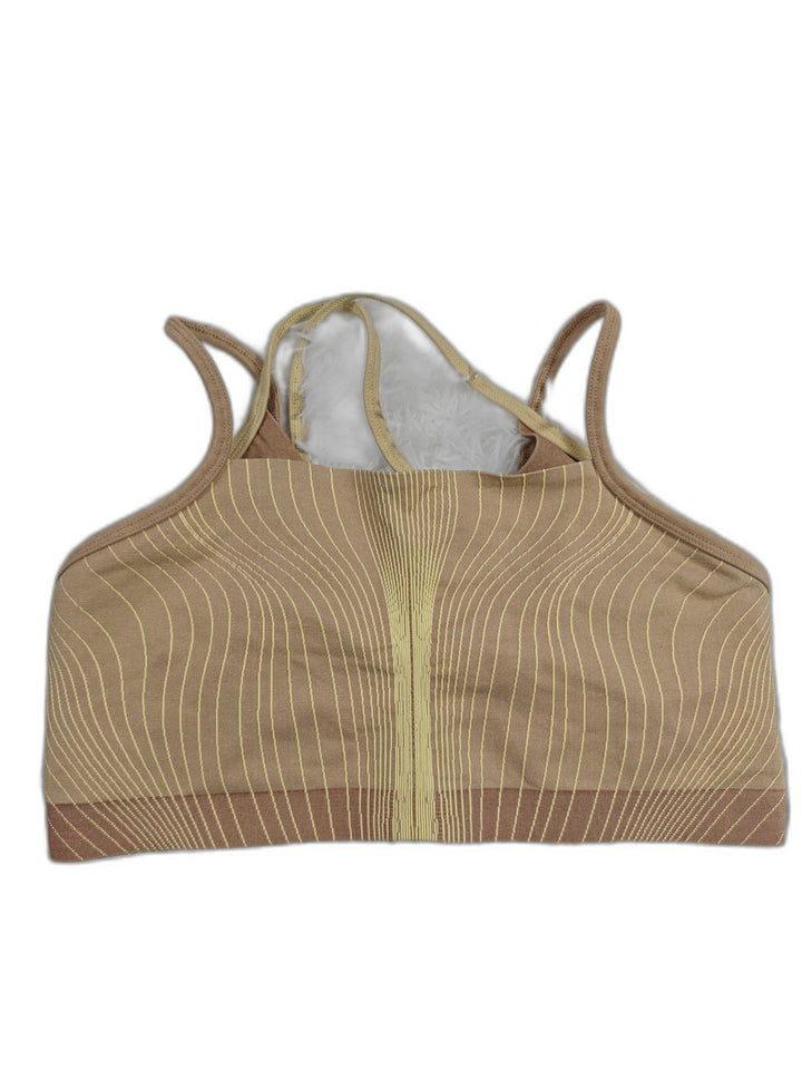 Womens Nike Dri-FIT ADV Sports Bra Tan Yellow XL
