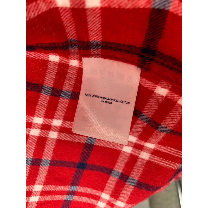 Women's Lands End Red Flannel Size XL