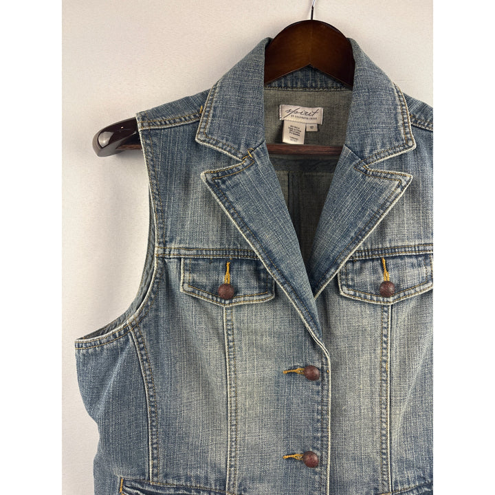 Women’s Spirit Size 12 Light Washed Jean Vest
