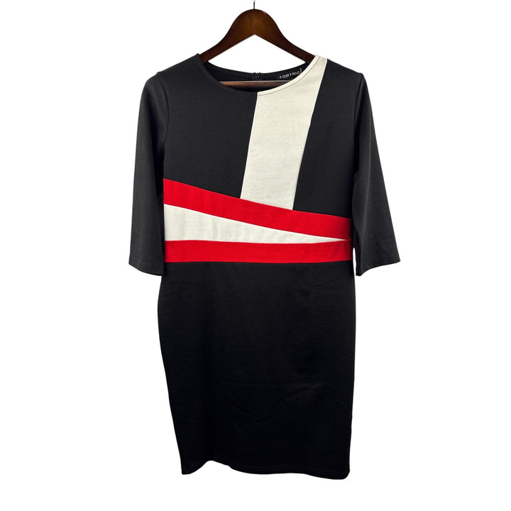 Women’s Fortric XL Red, White, & Blacl Bodycon Dress