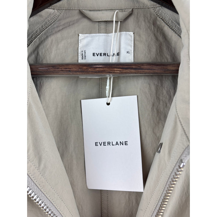 Women’s Everlane XL Beige Trench coat with Hooded