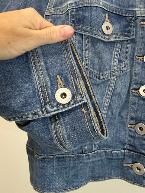 Torrid Crop Soft Jean Jacket Sz1X/14–16