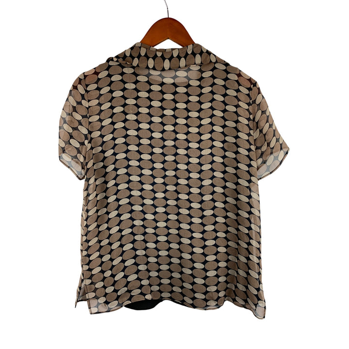 New York City Design Co. S Short Sleeve Button-Up Blouse With Tank