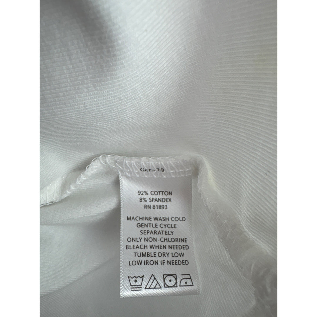 Motto Essentials White V-Neck T-Shirt XXS
