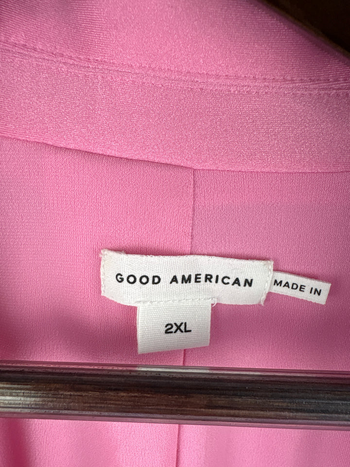 Women’s Good American Size 2XL Bubblegum Pink Blazer