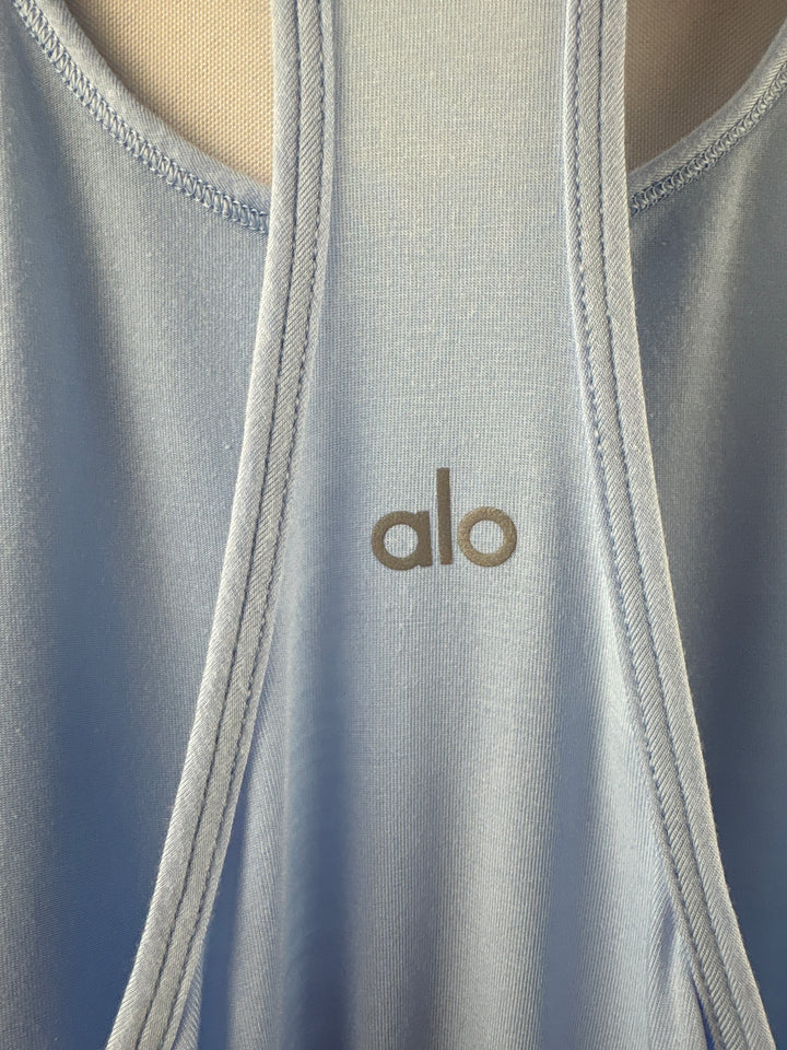 Women’s alo Large Sky Blue Racerback Sports Tank