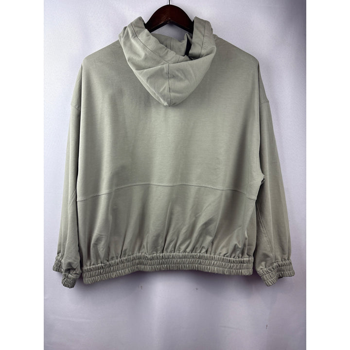 Women’s Brunello Cucinelli Small Olive Green Zip-Up Hoodie