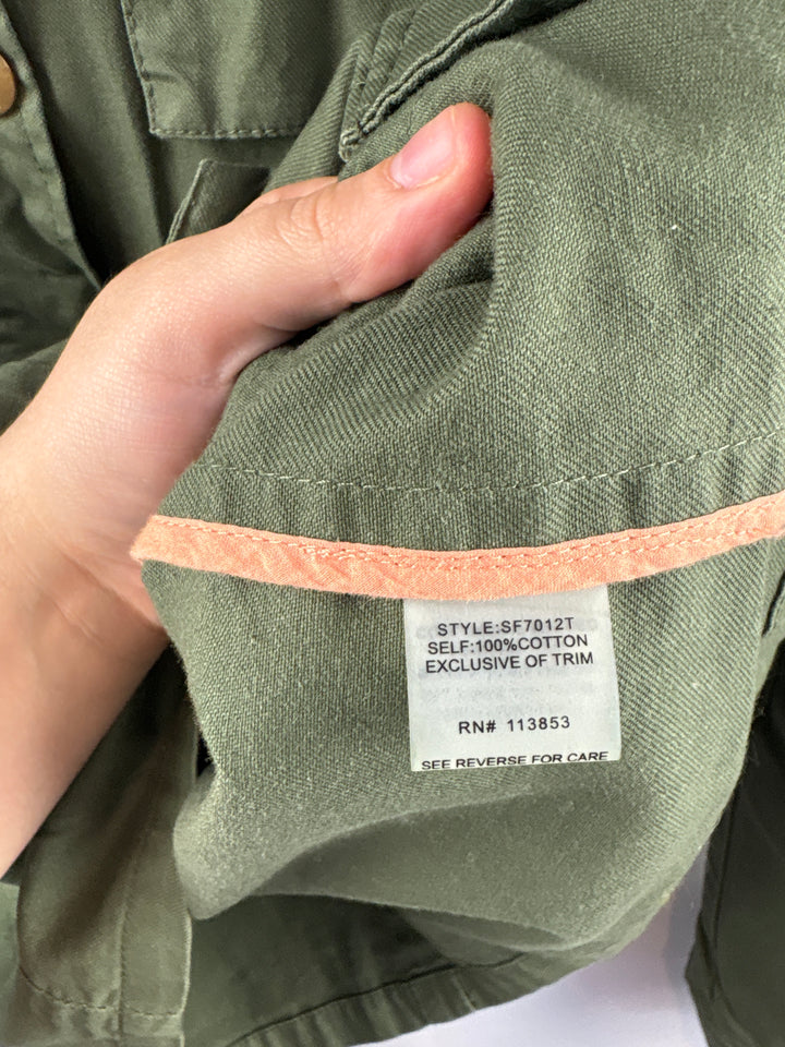 Women’s Market &amp; Spruce Medium Army Green Utility Jacket
