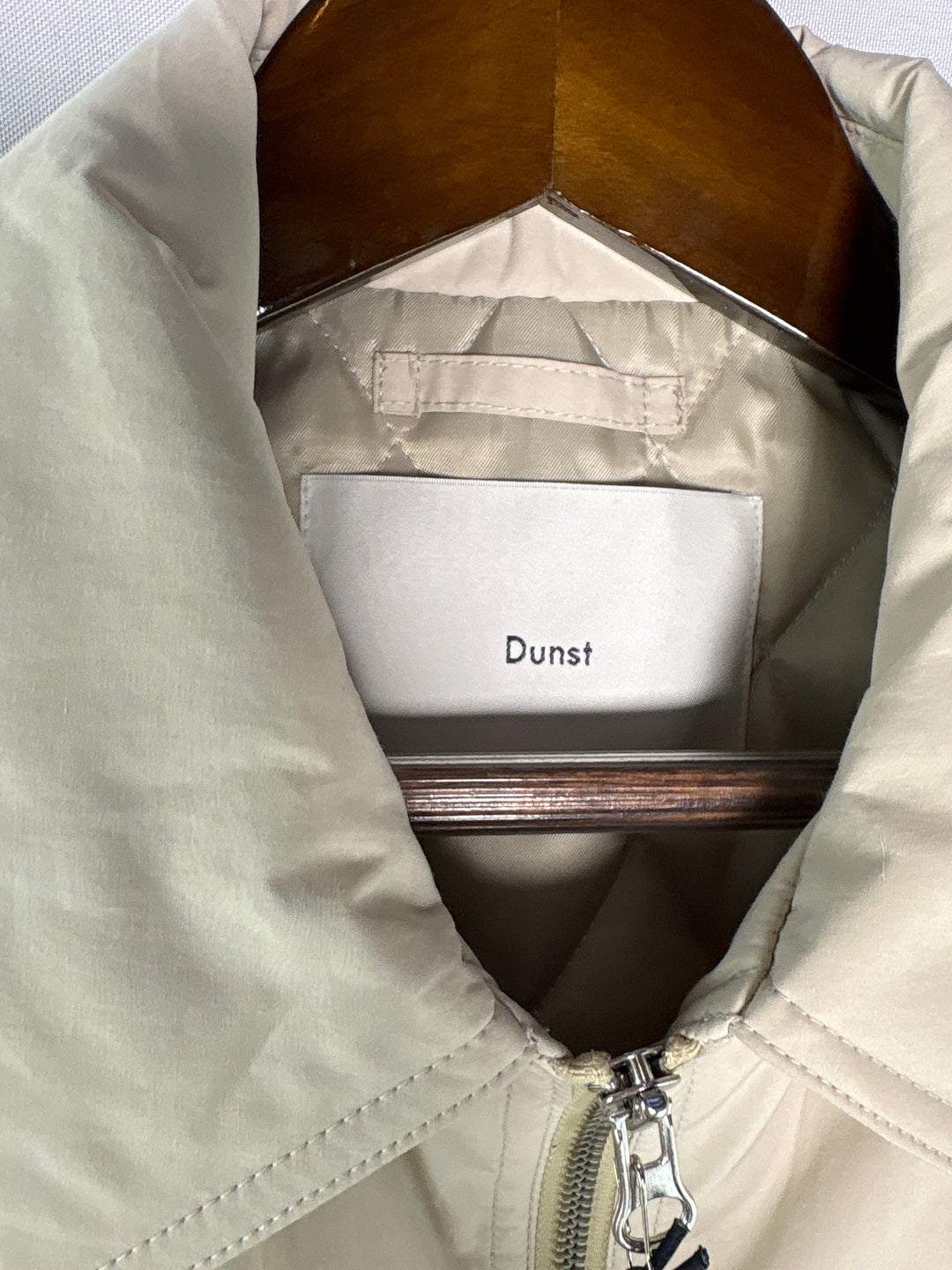 Unisex Dunst Small Cream Collard Bomber Jacket