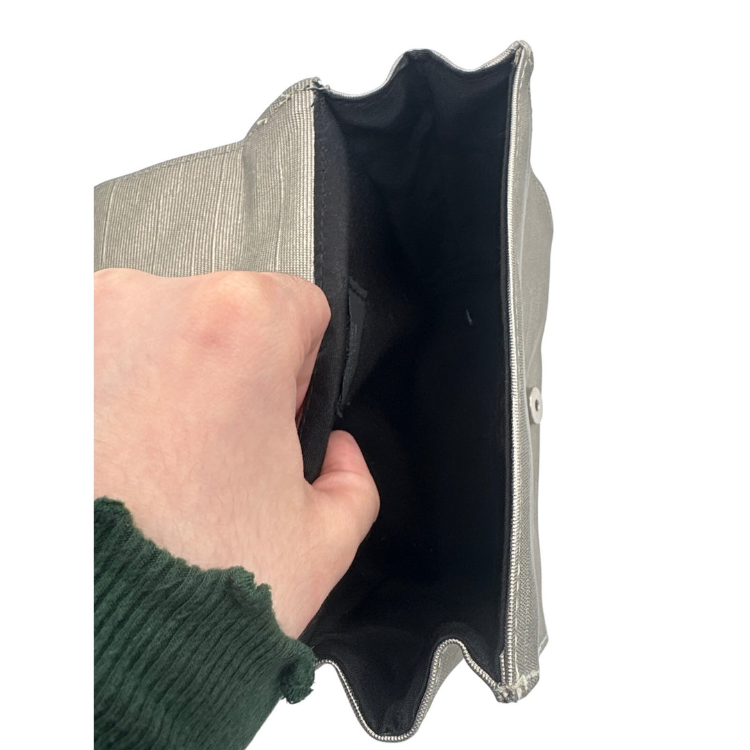 Women’s Lancôme Silver Mini Purse w/ Coin Purse & Mini Makeup Pouch