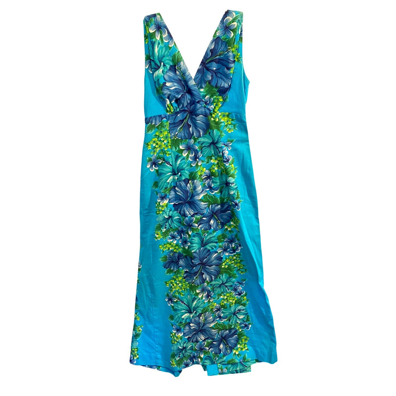 Vintage Original Hawaiian Tops Dress 1960's Tiki/Aloha Size S Made in Hawaii