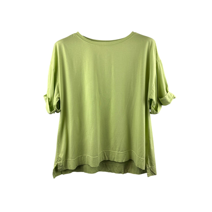 Women’s LOGO Principals Large Leaf Green Short Sleeve Shirt