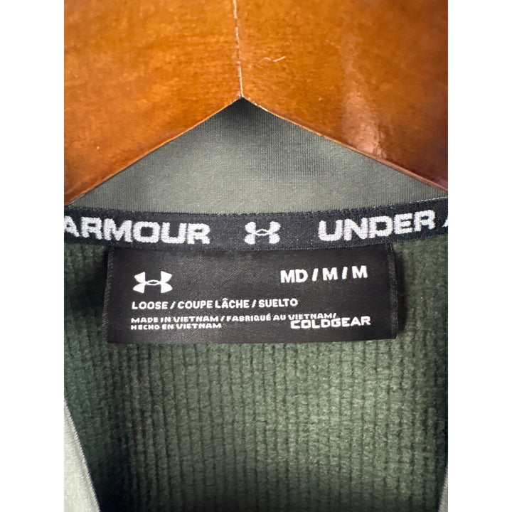 Men’s Under Armour Medium Dark Green 3/4 Zip Pullover