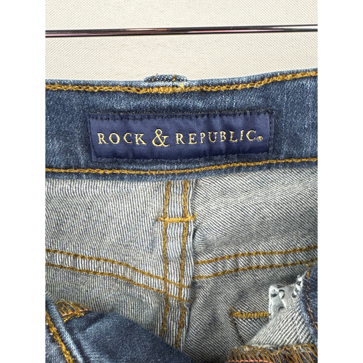 Women’s Rock & Republic Size 8 Dark Blue Skinny Jeans