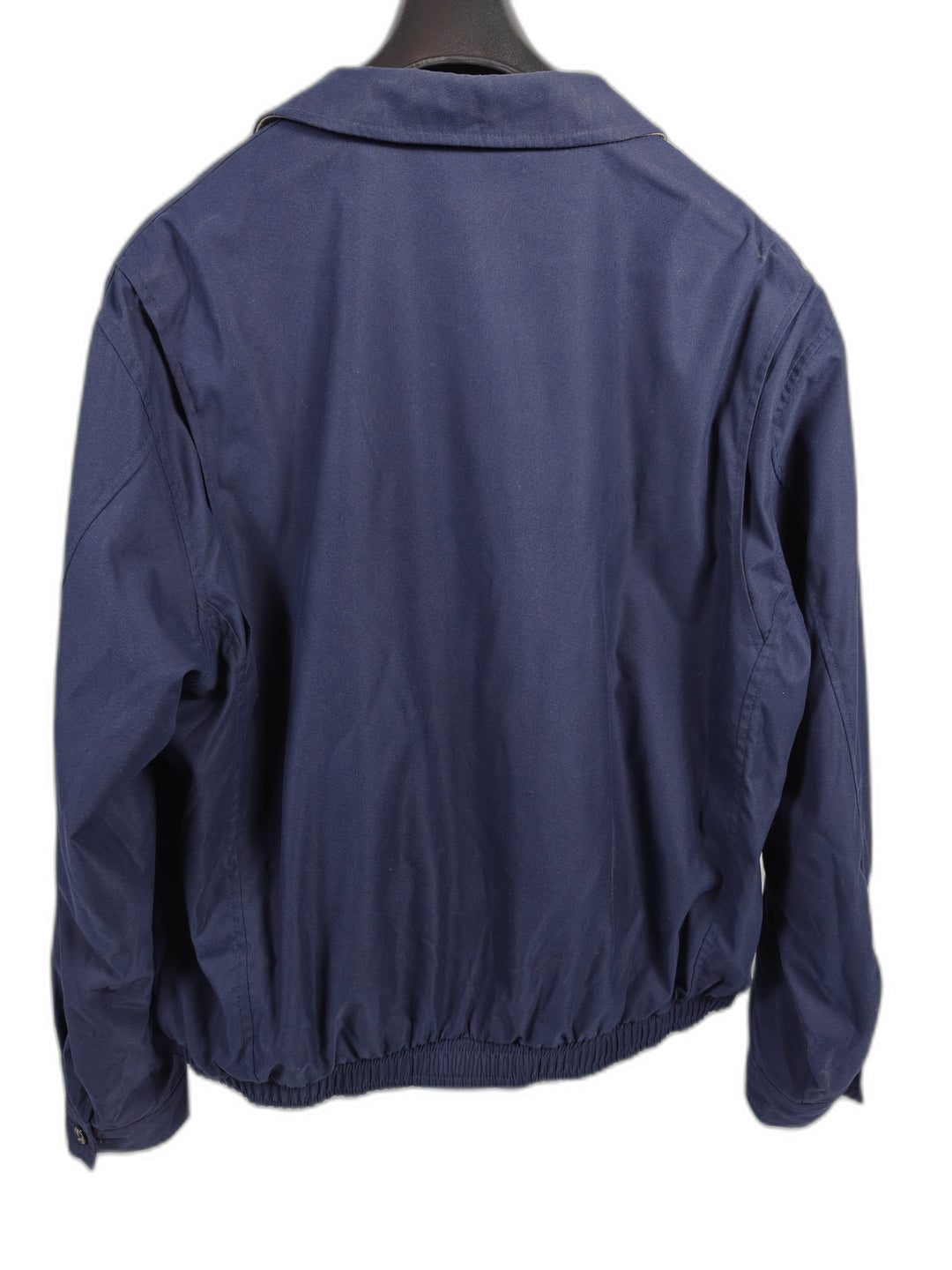 Polo Ralph Lauren Men Harrington Jacket Navy Blue Cotton Blend Size XL
