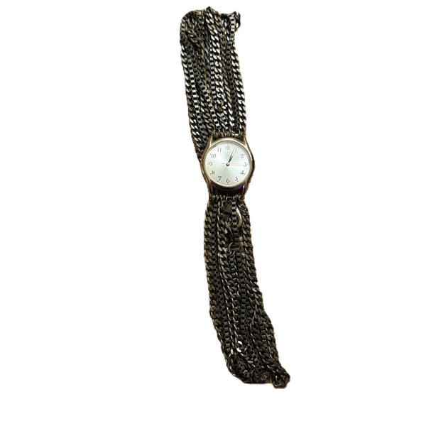 Sara Designs NY Chain Wrap Watch Copper-Toned, Water Resistant, Stylish Watch