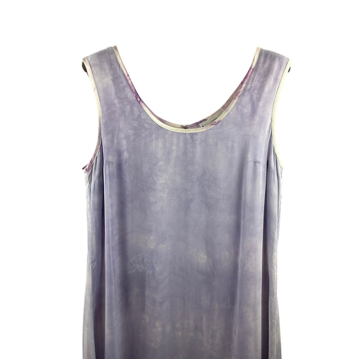 Women’s Elements Size 16 Satin Lilac Tie-Dyed Maxi Dress