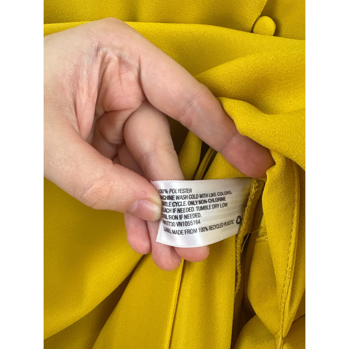 Womens A New Day Large Yellow Maxi Skirt