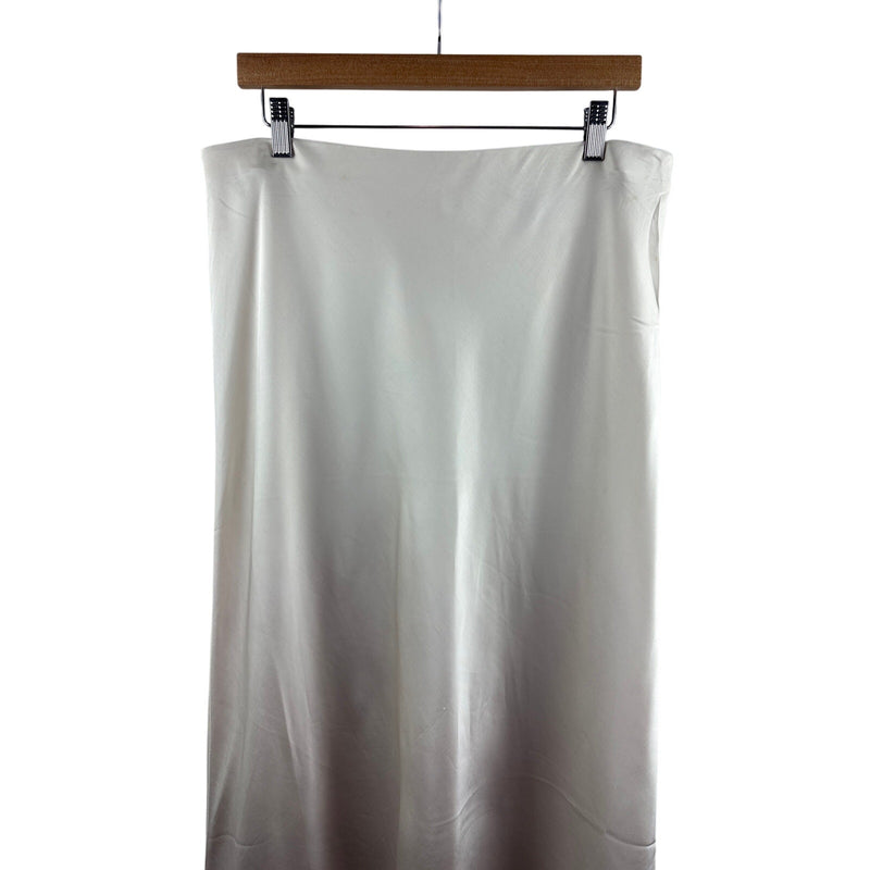Women’s H&M Large Cream Satin Maxi Skirt