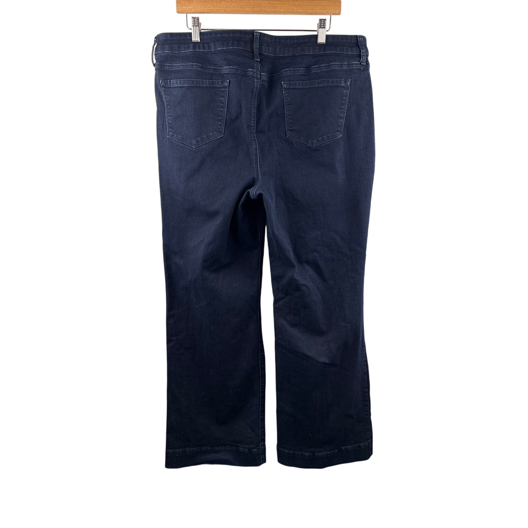 Women’s NYDJ Size 18 Dark Wash Blue Wide Leg Jeans