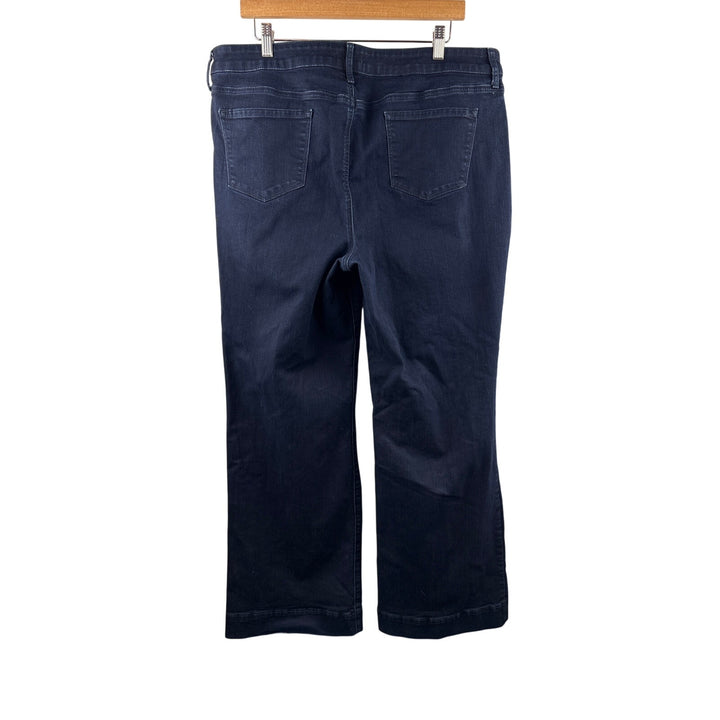 Women’s NYDJ Size 18 Dark Wash Blue Wide Leg Jeans
