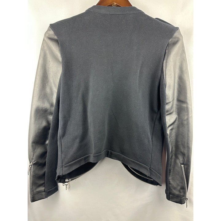 Women’s I.N.C. Asymmetrical Moto Jacket Black Size M