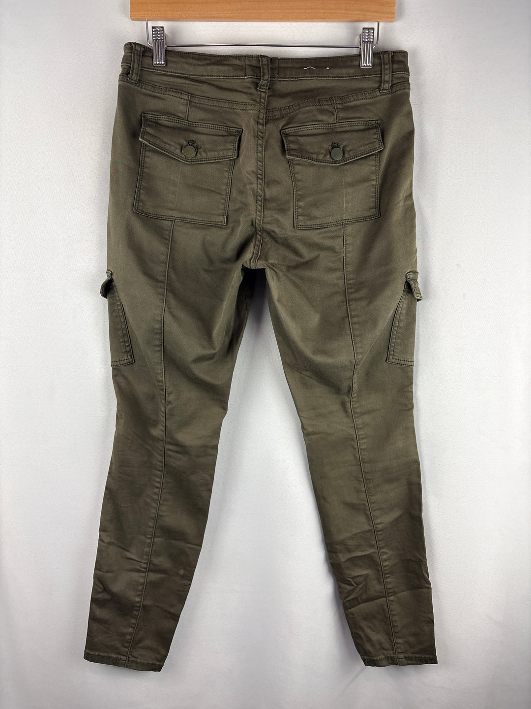 Women’s Caslon Size 28 Dark Olive Green Cargo Skinny Jeans