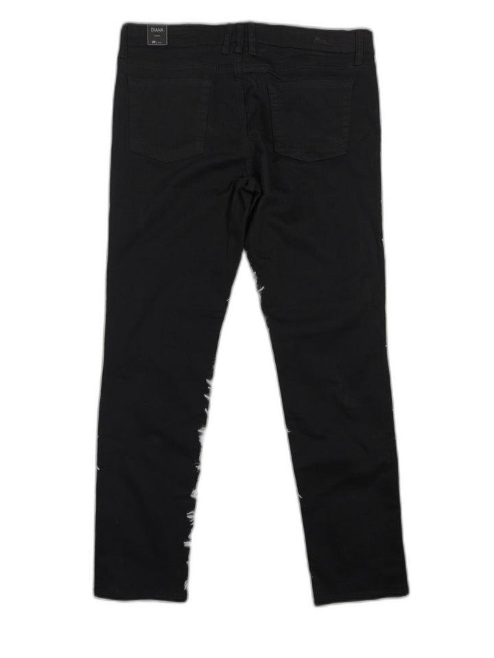 Womens KUT from the Kloth Diana Skinny Jeans Black Size 14 NWT