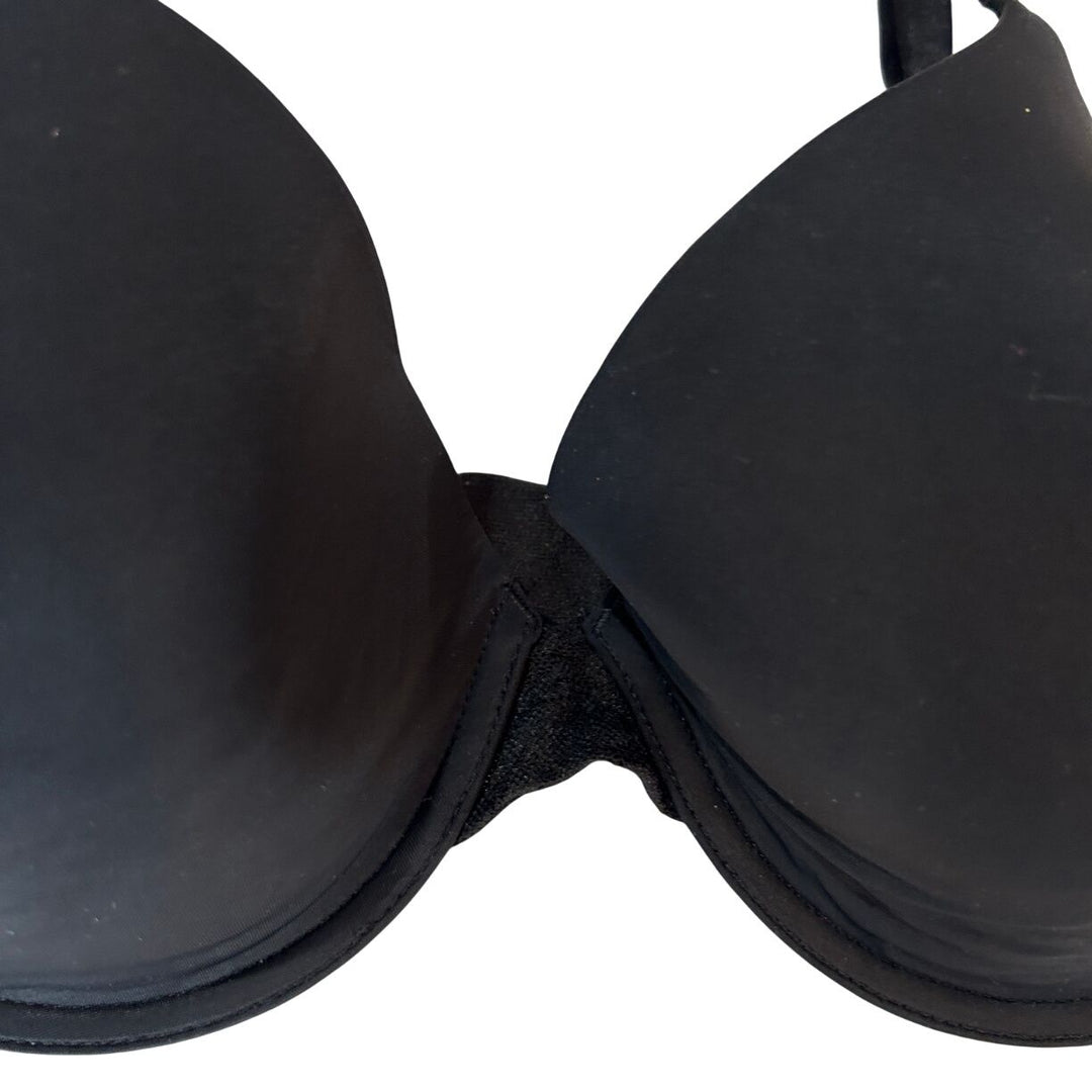 Vicorias Secret Womens Black T Shirt Bra Demi Underwire