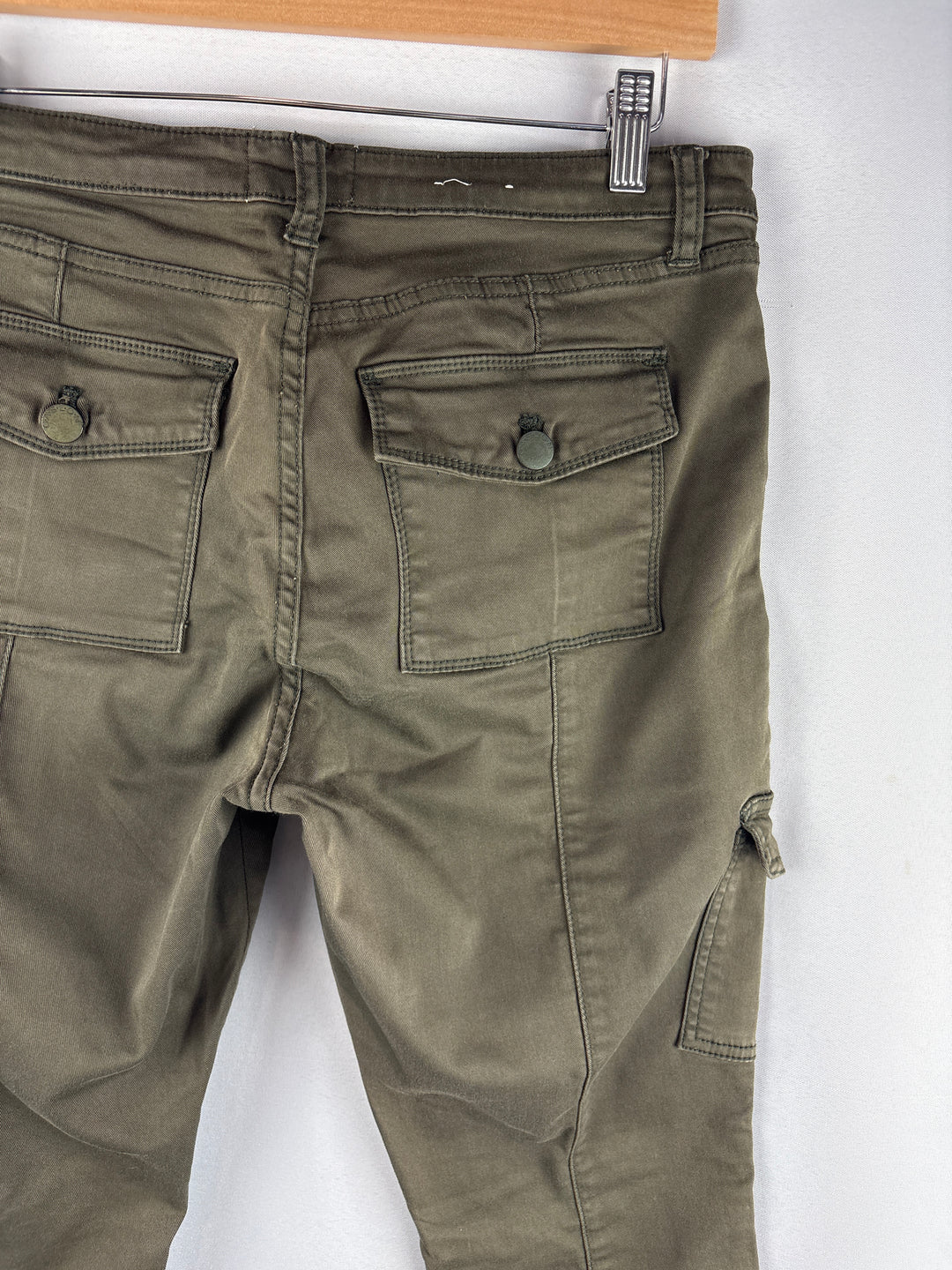Women’s Caslon Size 28 Dark Olive Green Cargo Skinny Jeans