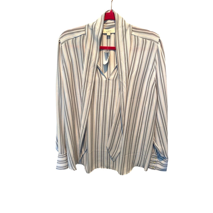 Loft Women's Blouse with Tie Front Size XL