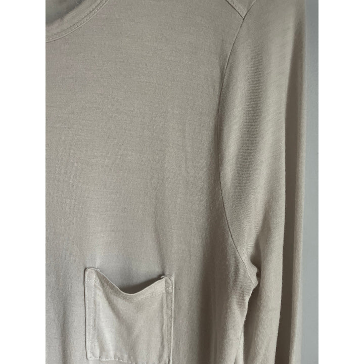 T by Alexander Wang Long Sleeve Pocket t-shirt 100% Modal Minimalist Basic Small