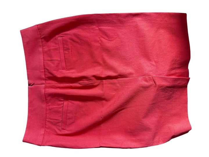 Banana Republic Coral Red High Waist Pencil Skirt Office Ready Size 8
