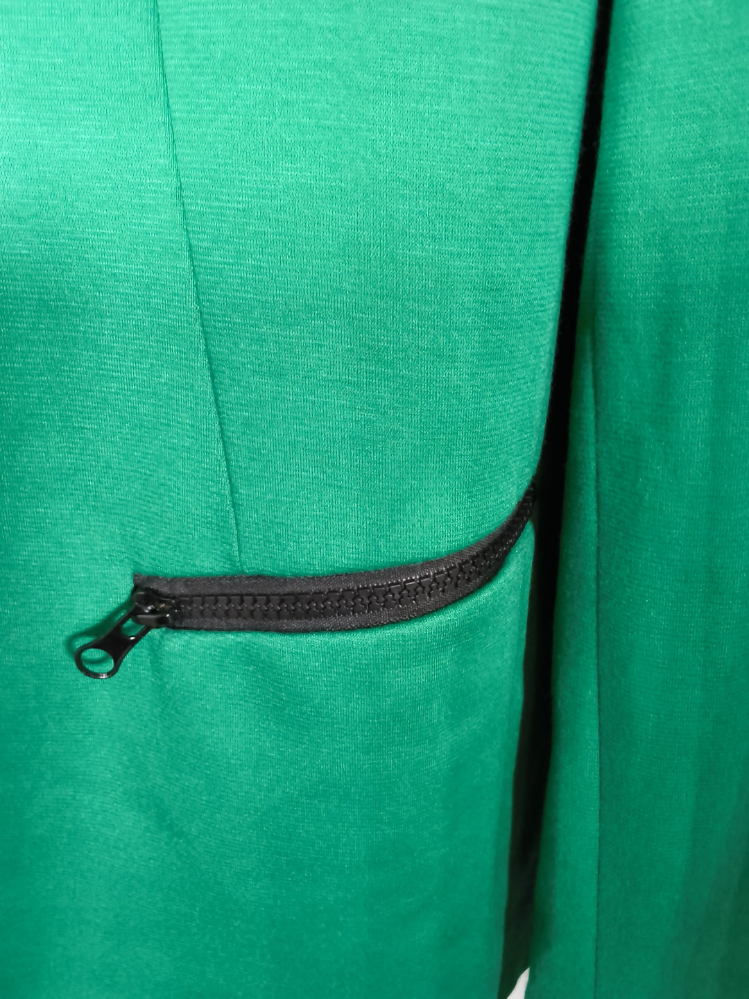 Robert Louis Green Single Button Blazer Jacket With Zipper Pockets Size 2X