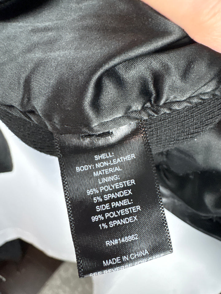 Women’s Torrid Size 2 Black Faux Leather Motor Jacket