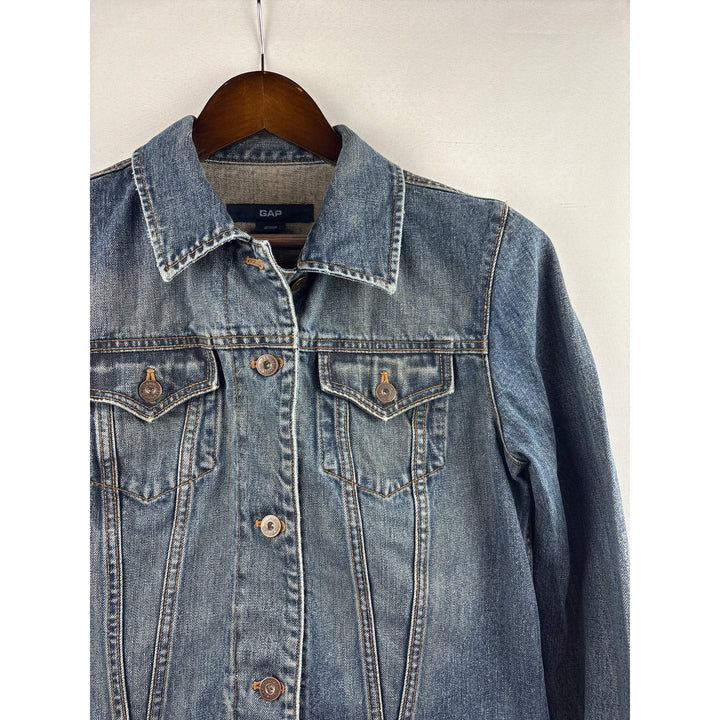 Women’s Vintage GAP Large Light Wash Blue Jean Jacket