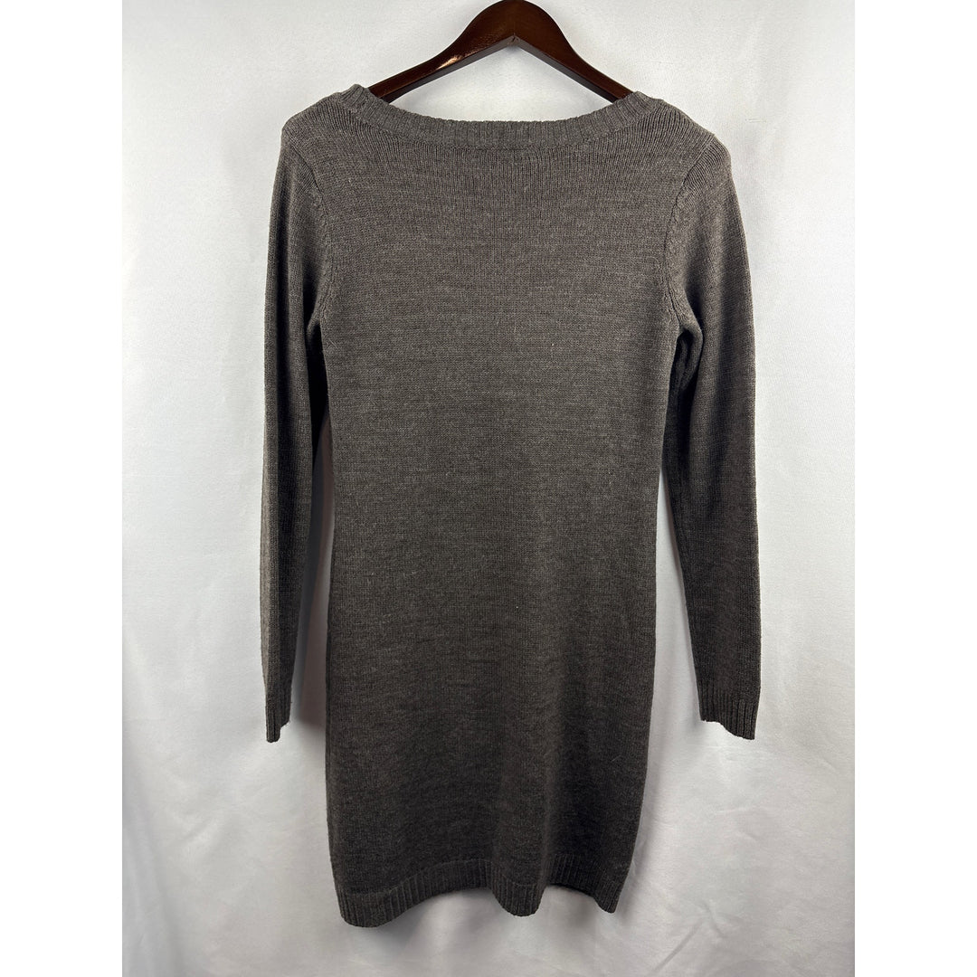 Women’s AGB Dress Small Dark Brown Sweater Dress