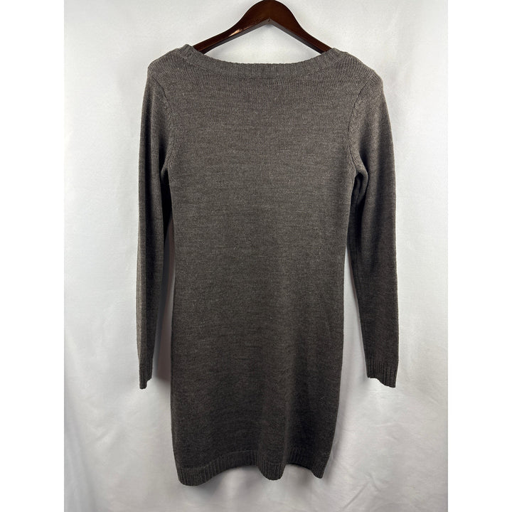 Women’s AGB Dress Small Dark Brown Sweater Dress