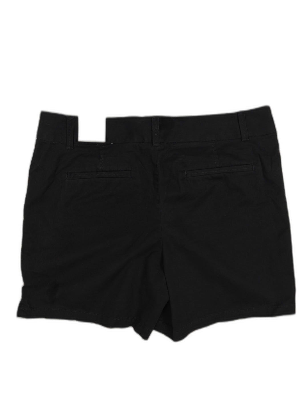 Womens Ann Taylor LOFT Riviera Shorts Black Stretch Cotton Mid Rise Size 14 NWT
