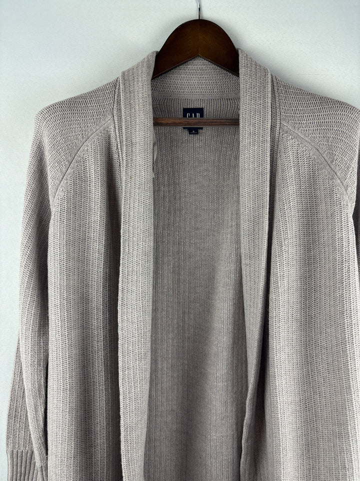 Women’s GAP Small Mauvish Gray Knit Cardigan