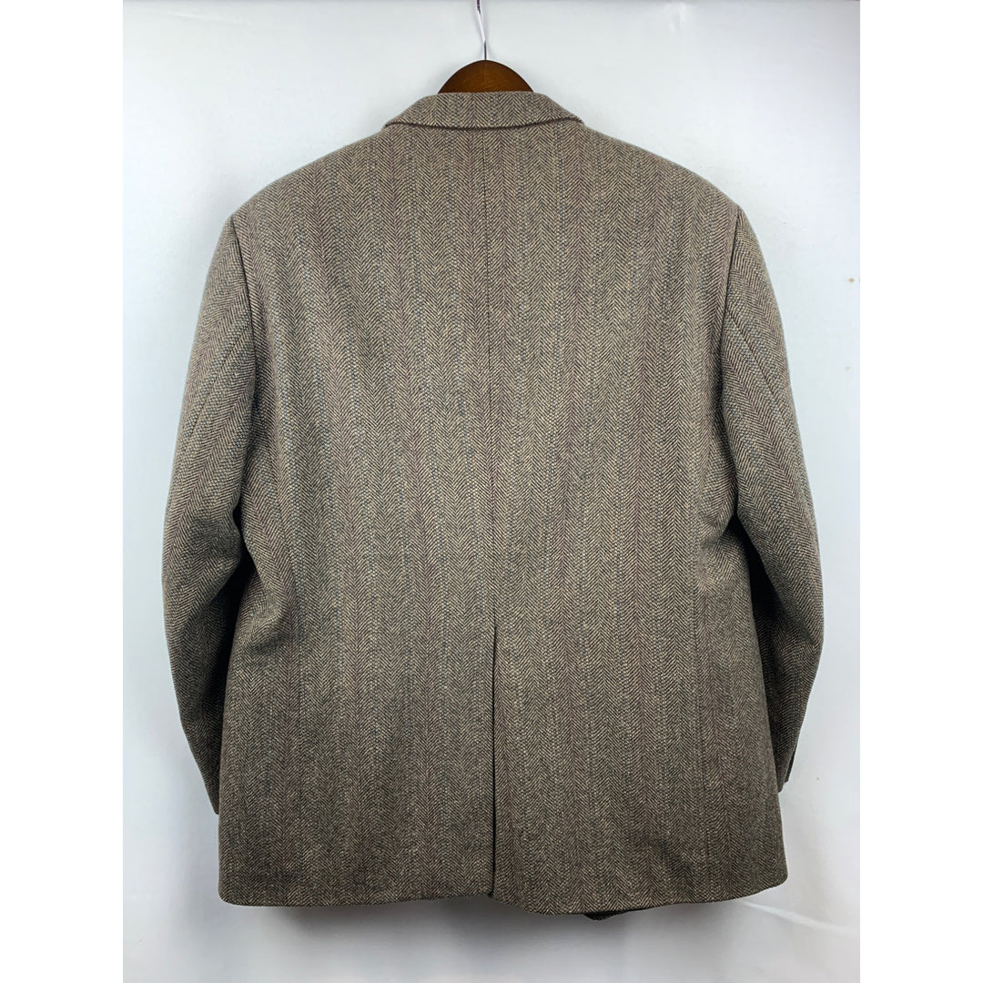 Men’s Cricketeer Brown Pattern Blazer Size L