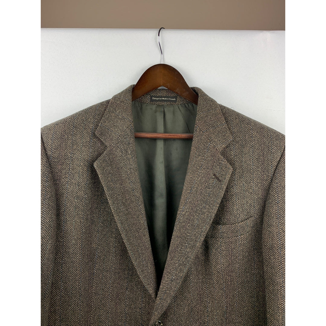 Men’s Cricketeer Brown Pattern Blazer Size L