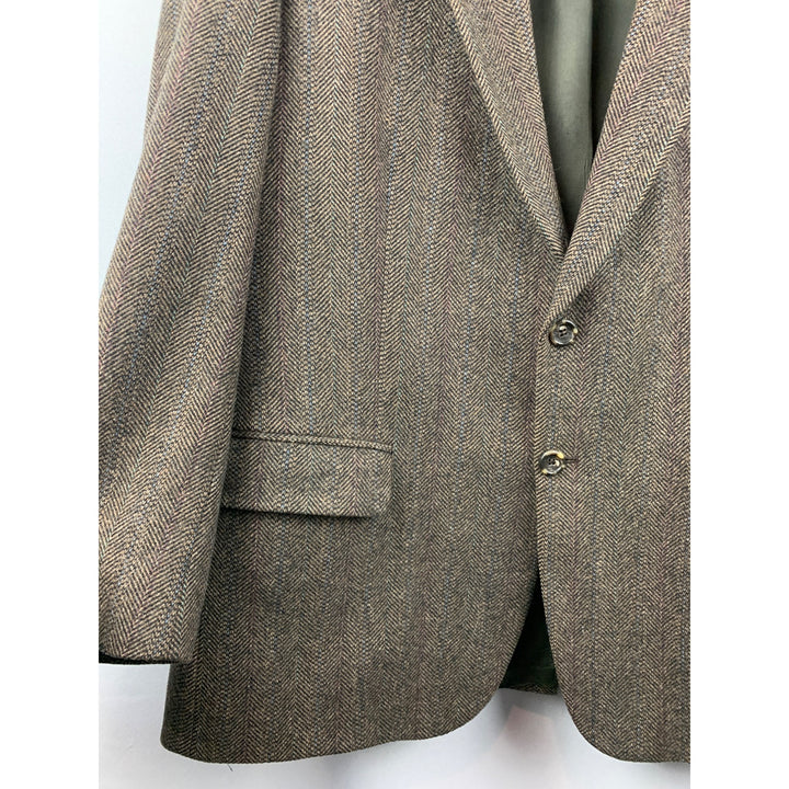 Men’s Cricketeer Brown Pattern Blazer Size L